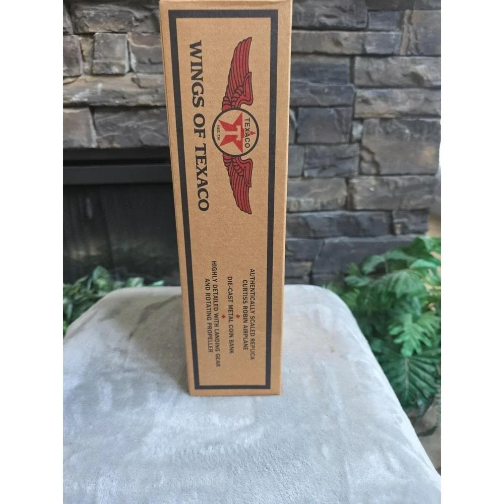 VTG Wings of Texaco 1929 Curtiss Robin Airplane 6th in Series Diecast Toy Bank
